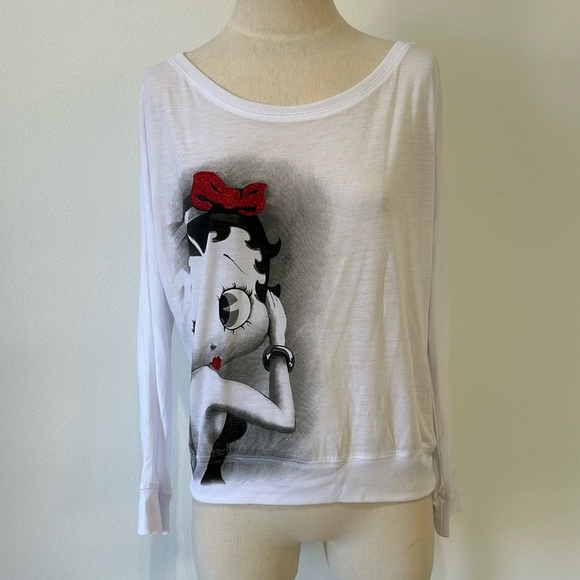 Betty Boop Tops - Betty Boop Universal Studios Long Sleeve Top - L
